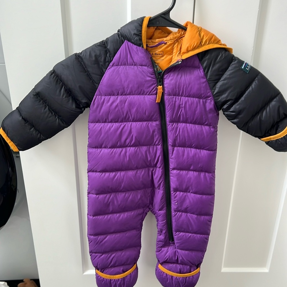 Ll bean ultralight down bunting 3-6 months